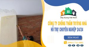 Top 10 Công ty chống thấm tường nhà tại Củ Chi uy tín nhất