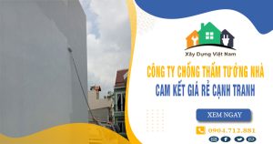 Top 10 Công ty chống thấm tường nhà tại Quận 7 uy tín nhất