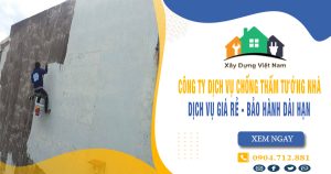 Top 10 Công ty chống thấm tường nhà tại quận Phú Nhuận uy tín