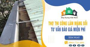 【Top 10】Dịch vụ thợ thi công làm máng xối tại Hóc Môn uy tín