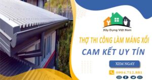 【Top 10】Dịch vụ thợ thi công làm máng xối tại Long Khánh uy tín