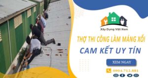 【Top 10】Dịch vụ thợ thi công làm máng xối tại Long Thành uy tín