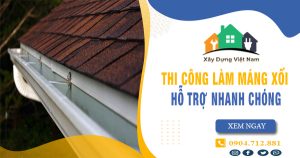 【Top 10】Dịch vụ thợ thi công làm máng xối tại Quận 5 uy tín