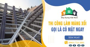 【Top 10】Dịch vụ thợ thi công làm máng xối tại Quận 6 uy tín