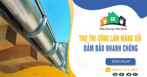 【Top 10】Dịch vụ thi công làm máng xối tại Phú Nhuận uy tín