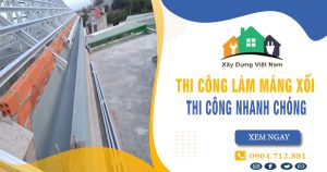 【Top 10】dịch vụ thợ thi công làm máng xối tại Tân Uyên uy tín