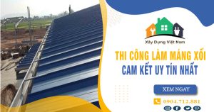【Top 10】Dịch vụ thi công làm máng xối tại Thủ Dầu Một uy tín