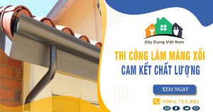 【Top 10】Dịch vụ thợ thi công làm máng xối tại Thủ Đức uy tín