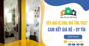 【Top 10】Sửa nhà vệ sinh, nhà tắm, tolet tại Gò Vấp uy tín