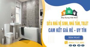 【Top 10】Sửa nhà vệ sinh, nhà tắm, tolet tại Quận 5 uy tín