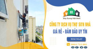 【Top 10】Công ty dịch vụ thợ sơn nhà tại Bà Rịa uy tín nhất