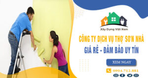 【Top 10】Công ty dịch vụ thợ sơn nhà tại Đan Phượng uy tín