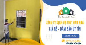 【Top 10】Công ty dịch vụ thợ sơn nhà tại Hà Đông uy tín nhất