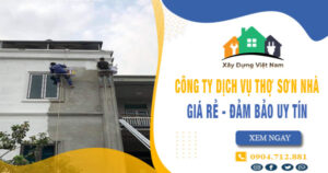 【Top 10】Công ty dịch vụ thợ sơn nhà tại Hai Bà Trưng uy tín