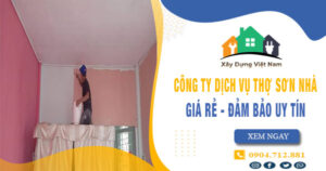 【Top 10】Công ty dịch vụ thợ sơn nhà tại Huyện Ba Vì uy tín