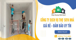 【Top 10】Công ty dịch vụ thợ sơn nhà tại Huyện Mỹ Đức uy tín nhất