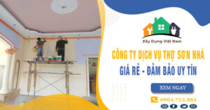 【Top 10】Công ty dịch vụ thợ sơn nhà tại Mê Linh uy tín nhất
