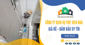 【Top 10】Công ty dịch vụ thợ sơn nhà tại Tân Phú uy tín nhất