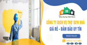 【Top 10】Công ty dịch vụ thợ sơn nhà tại Thạch Thất uy tín nhất