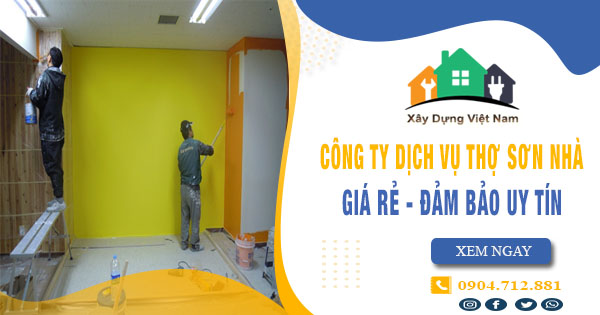 【Top 10】Công ty dịch vụ thợ sơn nhà tại Thanh Oai uy tín nhất