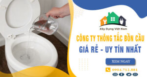 【Top 10】Công ty thông tắc bồn cầu tại Bắc Kạn uy tín nhất