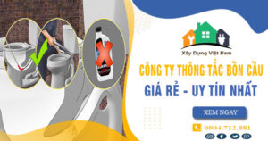 【Top 10】Công ty thông tắc bồn cầu tại Bắc Ninh uy tín nhất