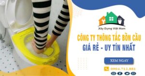 【Top 10】Công ty thông tắc bồn cầu tại Bình Chánh uy tín