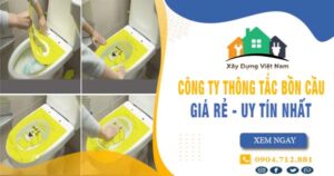 【Top 10】Công ty thông tắc bồn cầu tại Buôn Ma Thuột uy tín