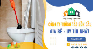 【Top 10】Công ty thông tắc bồn cầu tại Cẩm Phả uy tín nhất