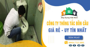 【Top 10】Công ty thông tắc bồn cầu tại Cao Bằng uy tín nhất