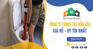 【Top 10】Công ty thông tắc bồn cầu tại Cao Lãnh uy tín nhất