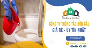 【Top 10】Công ty thông tắc bồn cầu tại Củ Chi uy tín nhất