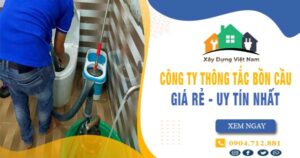 【Top 10】Công ty thông tắc bồn cầu tại Đan Phượng uy tín nhất