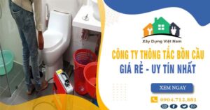 【Top 10】Công ty thông tắc bồn cầu tại Hà Đông uy tín nhất