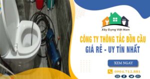 【Top 10】Công ty thông tắc bồn cầu tại Hai Bà Trưng uy tín