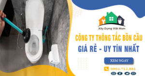 【Top 10】Công ty thông tắc bồn cầu tại Hải Dương uy tín nhất