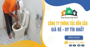 【Top 10】Công ty thông tắc bồn cầu tại Hậu Giang uy tín nhất