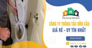 【Top 10】Công ty thông tắc bồn cầu tại Hoàng Mai uy tín nhất