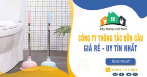 【Top 10】Công ty thông tắc bồn cầu tại Huyện Ba Vì uy tín nhất