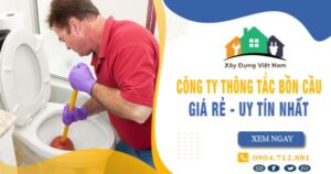 【Top 10】Công ty thông tắc bồn cầu tại Huyện Tây Hồ uy tín nhất