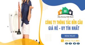 【Top 10】Công ty thông tắc bồn cầu tại Kiên Giang uy tín nhất