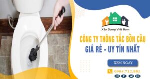 【Top 10】Công ty thông tắc bồn cầu tại Long An uy tín nhất