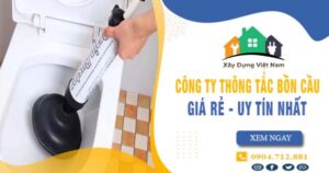 【Top 10】Công ty thông tắc bồn cầu tại Long Biên uy tín nhất