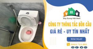 【Top 10】Công ty thông tắc bồn cầu tại Nam Định uy tín nhất