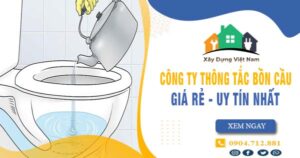 【Top 10】Công ty thông tắc bồn cầu tại Nhà Bè uy tín nhất