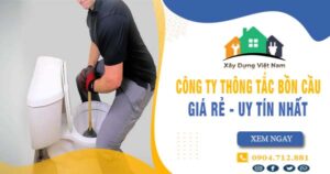 【Top 10】Công ty thông tắc bồn cầu tại Nha Trang uy tín nhất