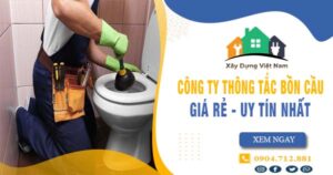【Top 10】Công ty thông tắc bồn cầu tại Phú Xuyên uy tín nhất