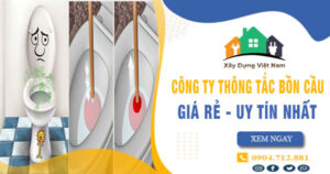 【Top 10】Công ty thông tắc bồn cầu tại Sầm Sơn uy tín nhất