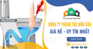 【Top 10】Công ty thông tắc bồn cầu tại Thái Nguyên uy tín nhất