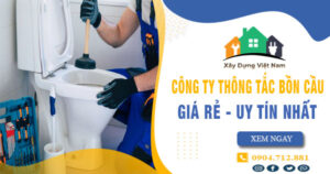 【Top 10】Công ty thông tắc bồn cầu tại Tp Hà Tiên uy tín nhất